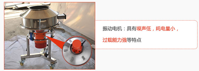 振動電機：具有噪聲低，耗電量小，過載能力強等特點